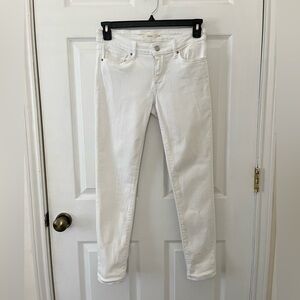 Levi's Women's White Skinny Jeans